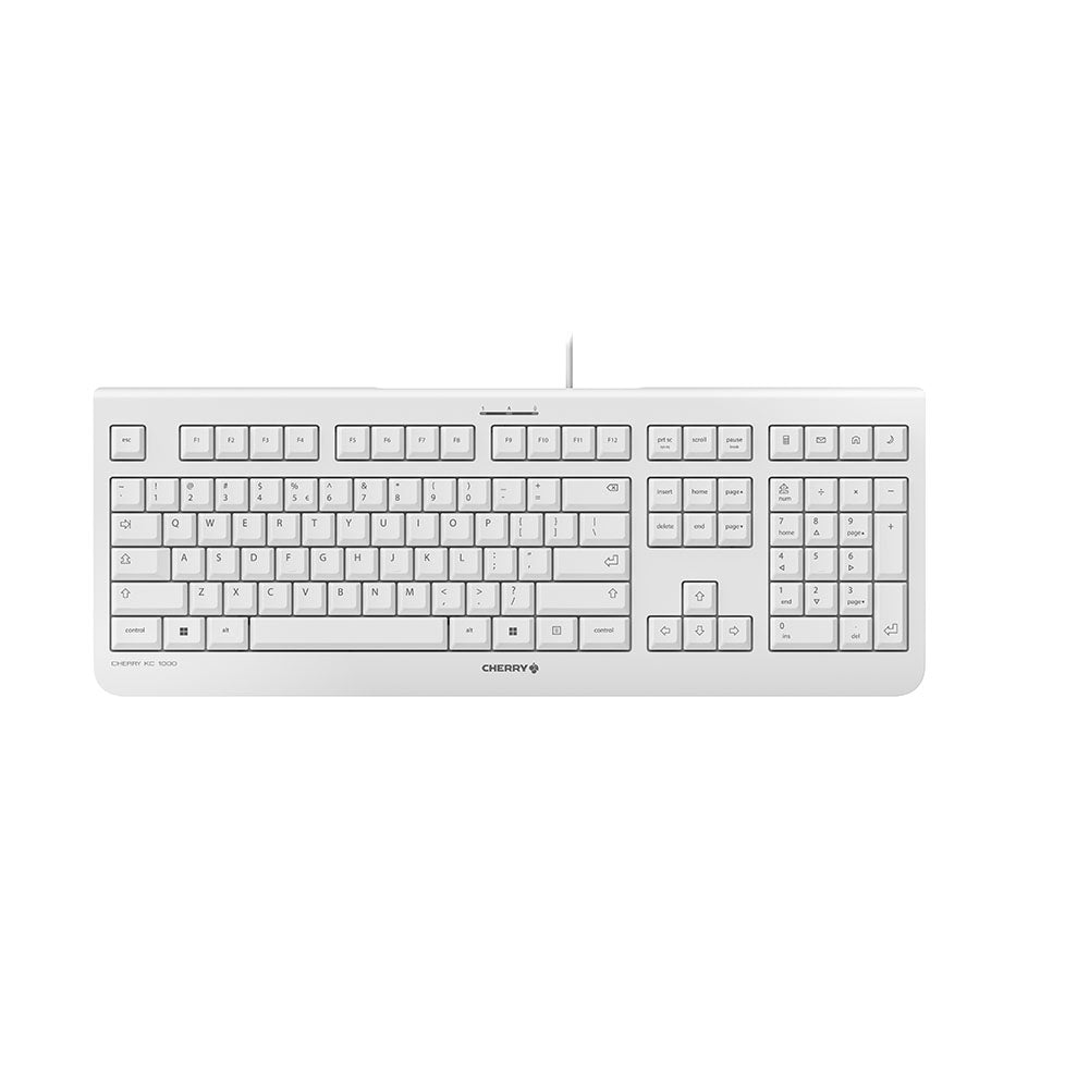 CHERRY KC 1000 keyboard Universal USB QWERTY US English Gray