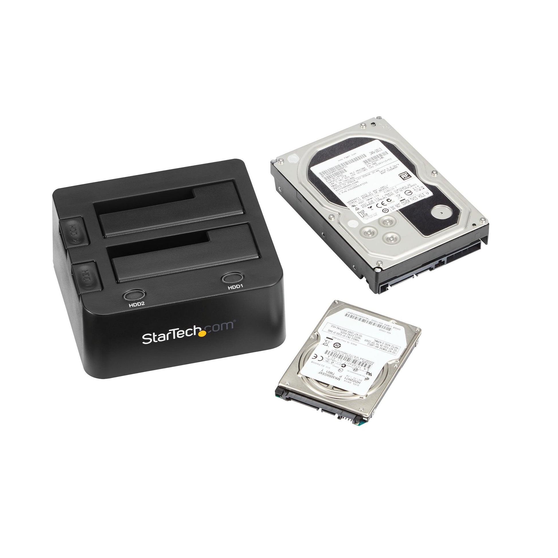StarTech.com SDOCK2U33 storage drive docking station USB 3.2 Gen 1 (3.1 Gen 1) Type-B Black