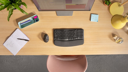 Logitech 910-006467 mouse Office Left-hand RF Wireless + Bluetooth Optical 4000 DPI