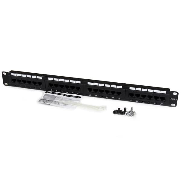 StarTech.com C6PANEL24 patch panel 1U