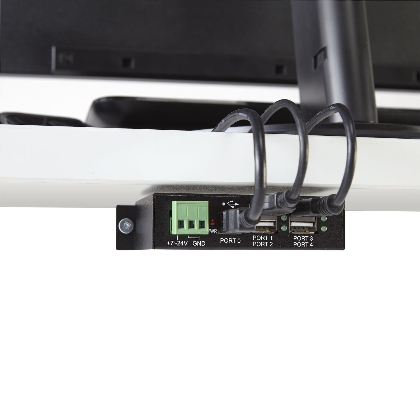 StarTech.com ST4200USBM interface hub USB 2.0 Type-B 480 Mbit/s Black