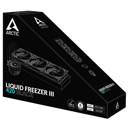 ARCTIC Liquid Freezer III 420 Processor All-in-one liquid cooler 5.51" (14 cm) Black 1 pc(s)