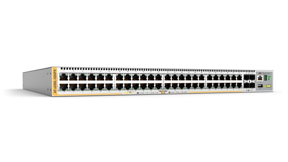 Allied Telesis AT-X530L-52GPX-90 network switch Managed L3 Gigabit Ethernet (10/100/1000) Power over Ethernet (PoE) Gray