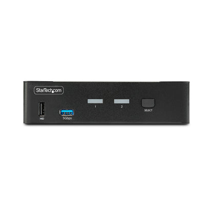StarTech.com D86A2-2-PORT-8K-KVM KVM switch Black
