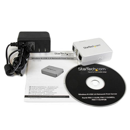 StarTech.com PM1115UW print server Ethernet LAN/Wireless LAN White