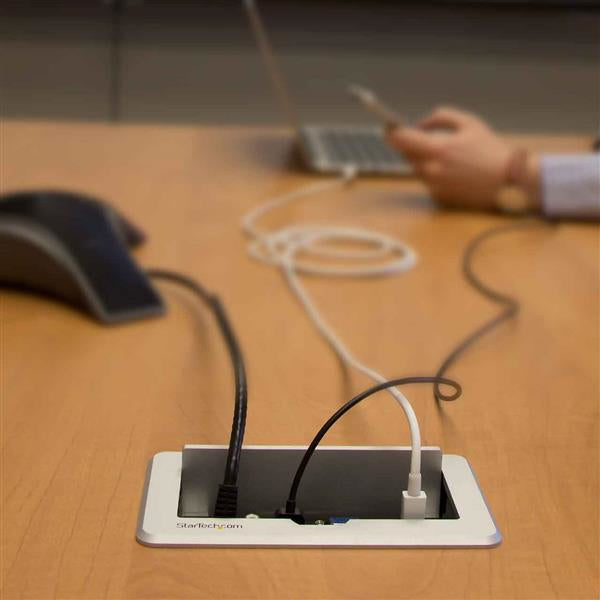 StarTech.com BOX4HDECP AV conferencing bridge 1920 x 1080 pixels Ethernet LAN Black, Gray