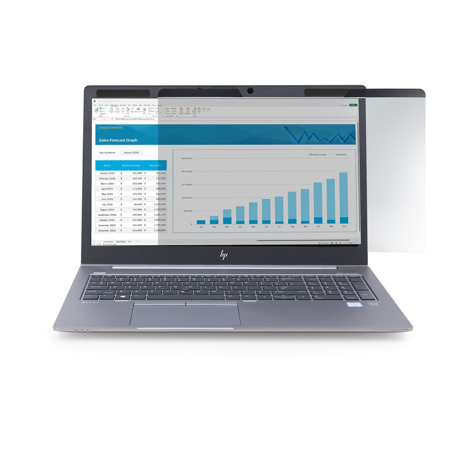 StarTech.com STARTECH 16" Laptop Frameless display privacy filter