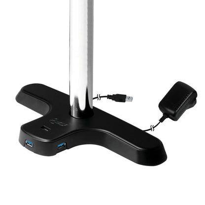 ARCTIC Z3 Pro 30" Desk Black, Stainless steel
