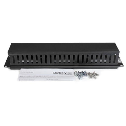 StarTech.com CMDUCT2U rack accessory Cable management panel