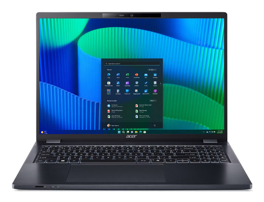 Acer TravelMate P4 TMP416-53-795G Copilot+ PC Intel Core Ultra 7 155U Laptop 16" WUXGA 16 GB DDR5-SDRAM 1 TB SSD Wi-Fi 6 (802.11ax) Windows 11 Pro Blue