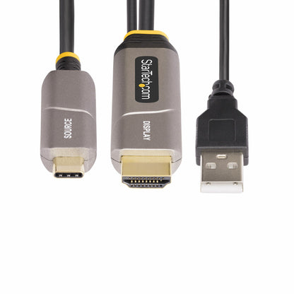 StarTech.com 145B-USBC-HDMI4K-AOC video cable adapter 360.2" (9.15 m) USB Type-C HDMI Type A (Standard) Black