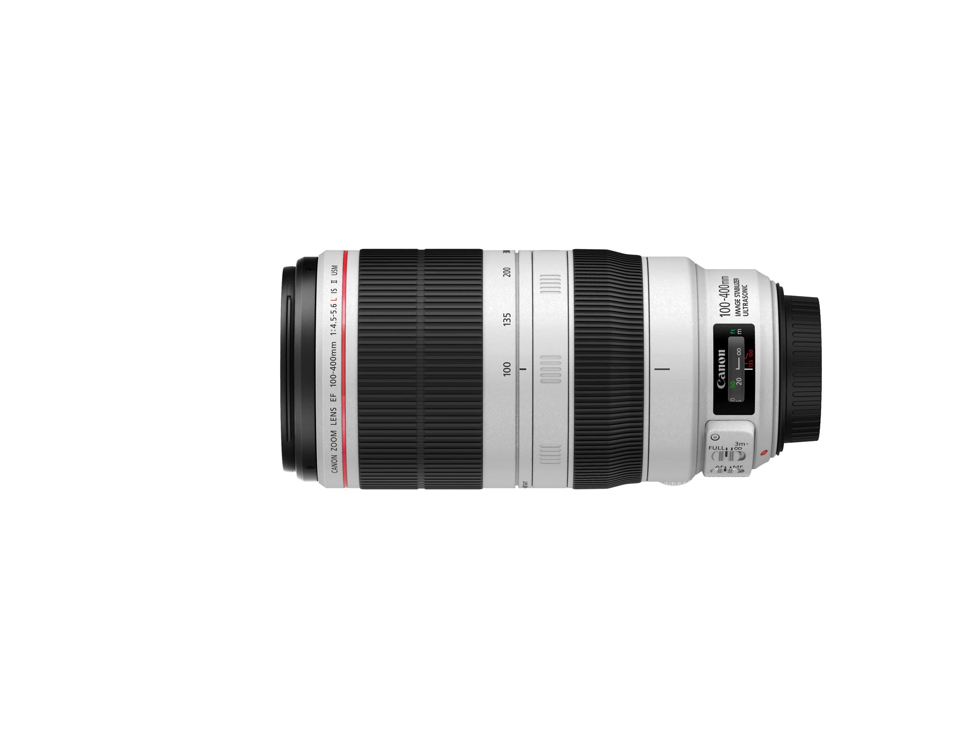Canon EF 100-400mm f/4.5-5.6L IS II USM SLR Telephoto lens Black, White