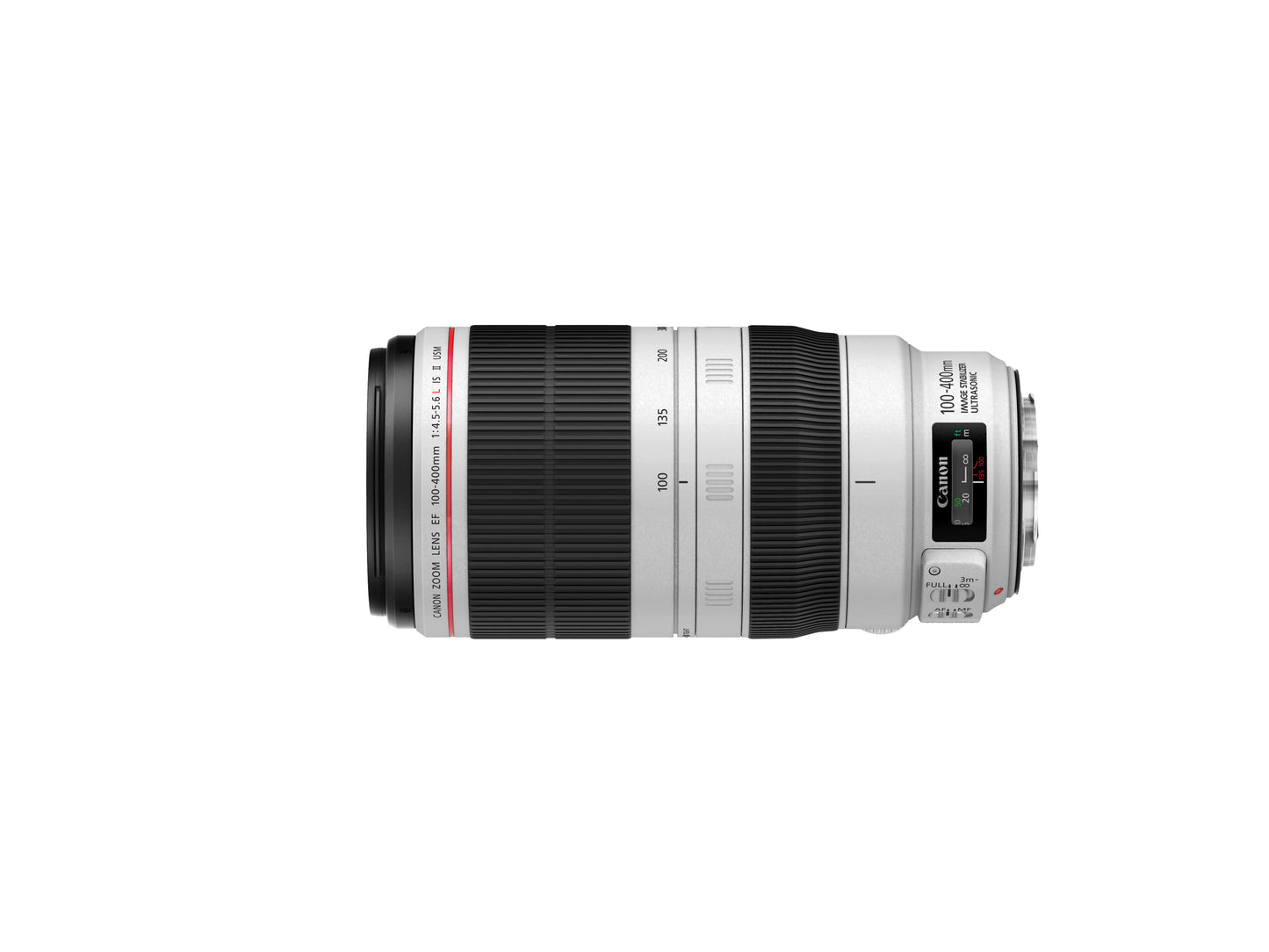 Canon EF 100-400mm f/4.5-5.6L IS II USM SLR Telephoto lens Black, White