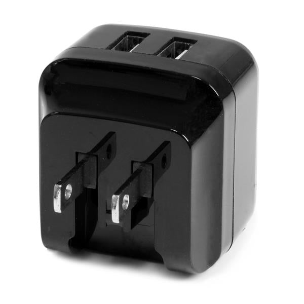 StarTech.com USB2PACBK mobile device charger Mobile phone, Smartphone, Tablet Black AC Indoor