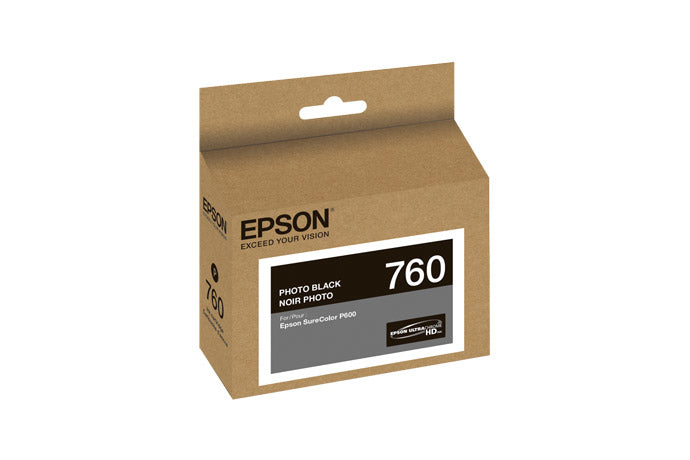 Epson T760120 - New T760 Ultrachrome HD Photo Black Ink ink cartridge 1 pc(s) Original