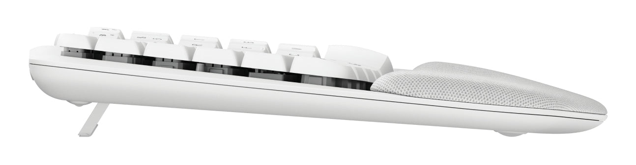 Logitech Wave Keys for Mac keyboard Universal RF Wireless + Bluetooth QWERTY English White
