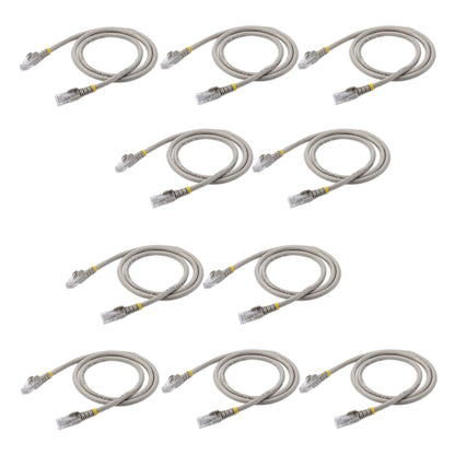 StarTech.com N6PATCH3GR10PK networking cable Gray 36" (0.914 m) Cat6 U/UTP (UTP)