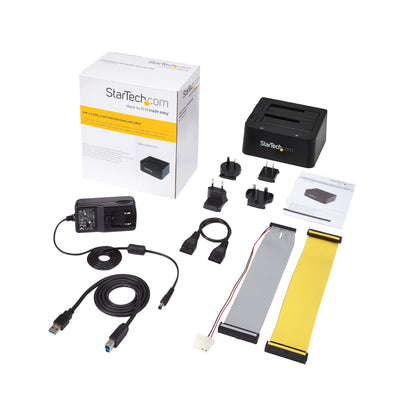 StarTech.com UNIDOCKU33 storage drive docking station USB 3.2 Gen 1 (3.1 Gen 1) Type-B Black