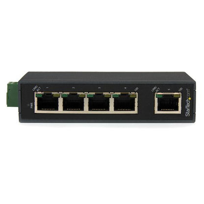 StarTech.com IES5102 network switch Unmanaged Fast Ethernet (10/100) Black