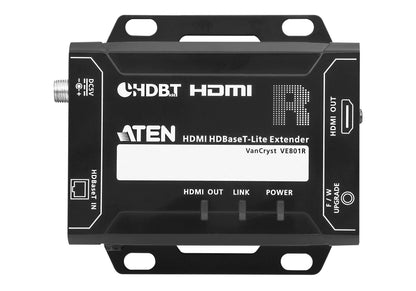 ATEN VE801R AV extender AV receiver Black