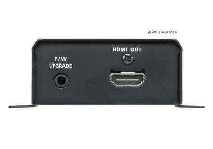 ATEN VE801R AV extender AV receiver Black