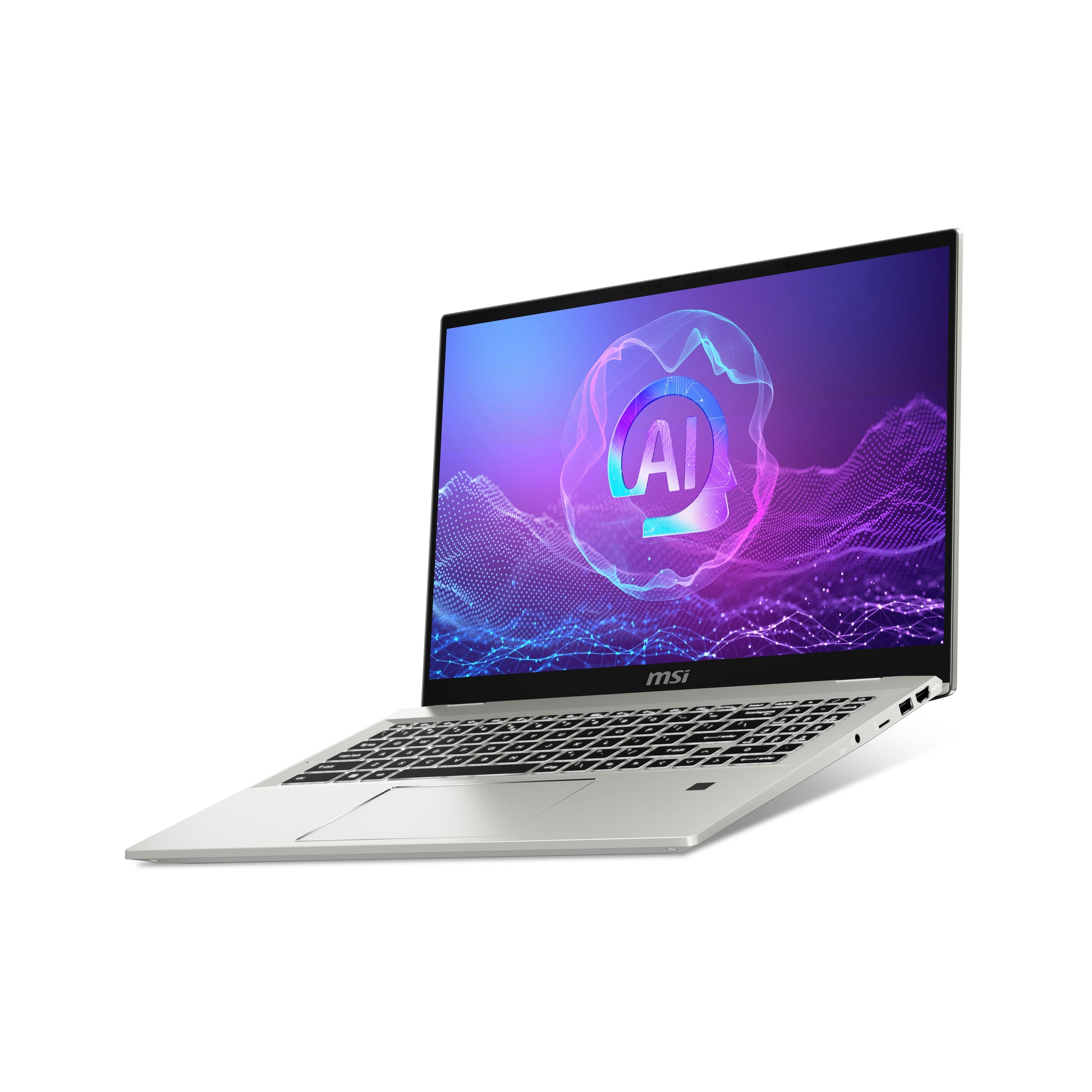 MSI Prestige A16 AI+ A3HMG-016US AMD Ryzen AI 9 365 Laptop 16" Quad HD+ 32 GB LPDDR5x-SDRAM 1 TB SSD Wi-Fi 7 (802.11be) Windows 11 Home Silver