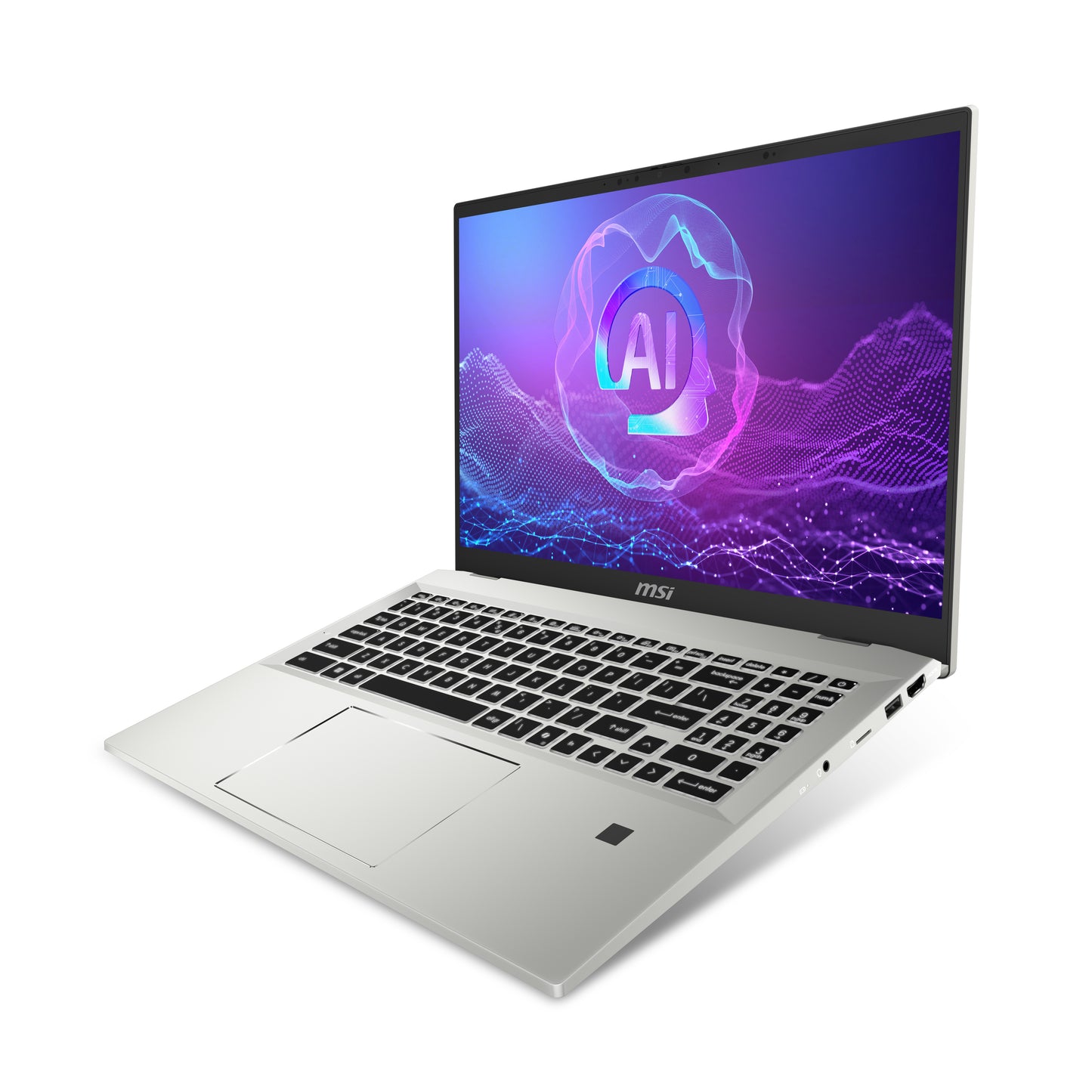 MSI Prestige A16 AI+ A3HMG-016US AMD Ryzen AI 9 365 Laptop 16" Quad HD+ 32 GB LPDDR5x-SDRAM 1 TB SSD Wi-Fi 7 (802.11be) Windows 11 Home Silver