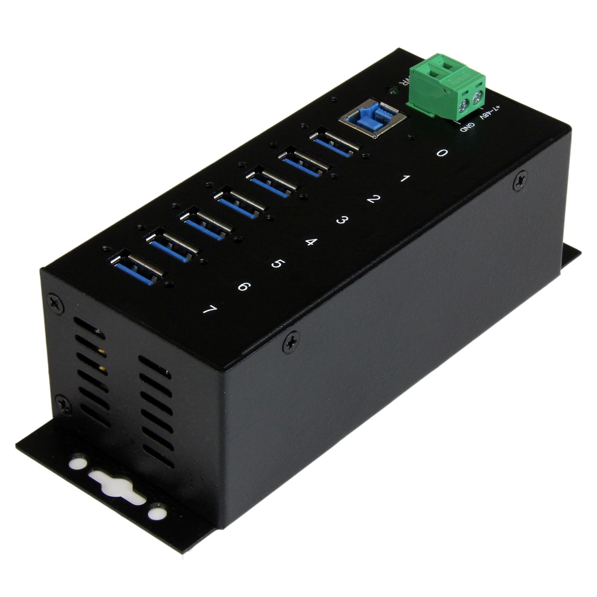 StarTech.com ST7300USBME interface hub USB 3.2 Gen 1 (3.1 Gen 1) Type-B 5000 Mbit/s Black
