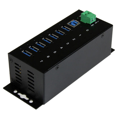 StarTech.com ST7300USBME interface hub USB 3.2 Gen 1 (3.1 Gen 1) Type-B 5000 Mbit/s Black