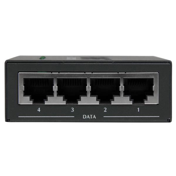 StarTech.com POEINJ4G network extender Network transmitter Black
