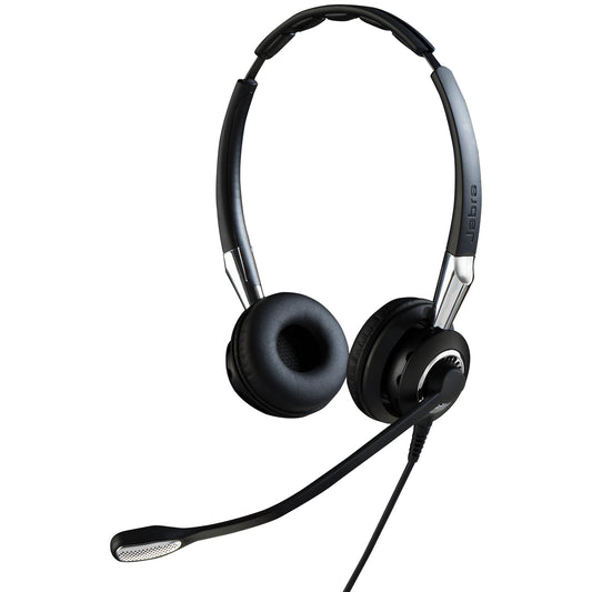 Jabra BIZ 2400 II Headset Wired Head-band Office/Call center Bluetooth Black, Silver