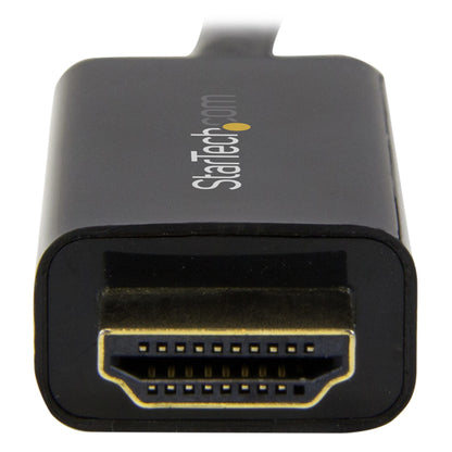 StarTech.com DP2HDMM2MB video cable adapter 78.7" (2 m) HDMI Type A (Standard) DisplayPort Black