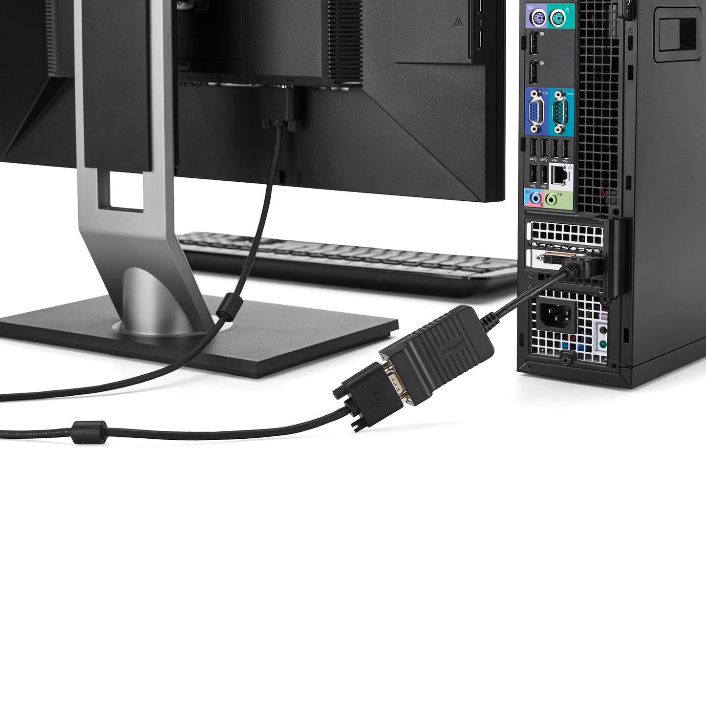 StarTech.com DP2VGA video cable adapter 3.15" (0.0800 m) DisplayPort VGA (D-Sub) Black