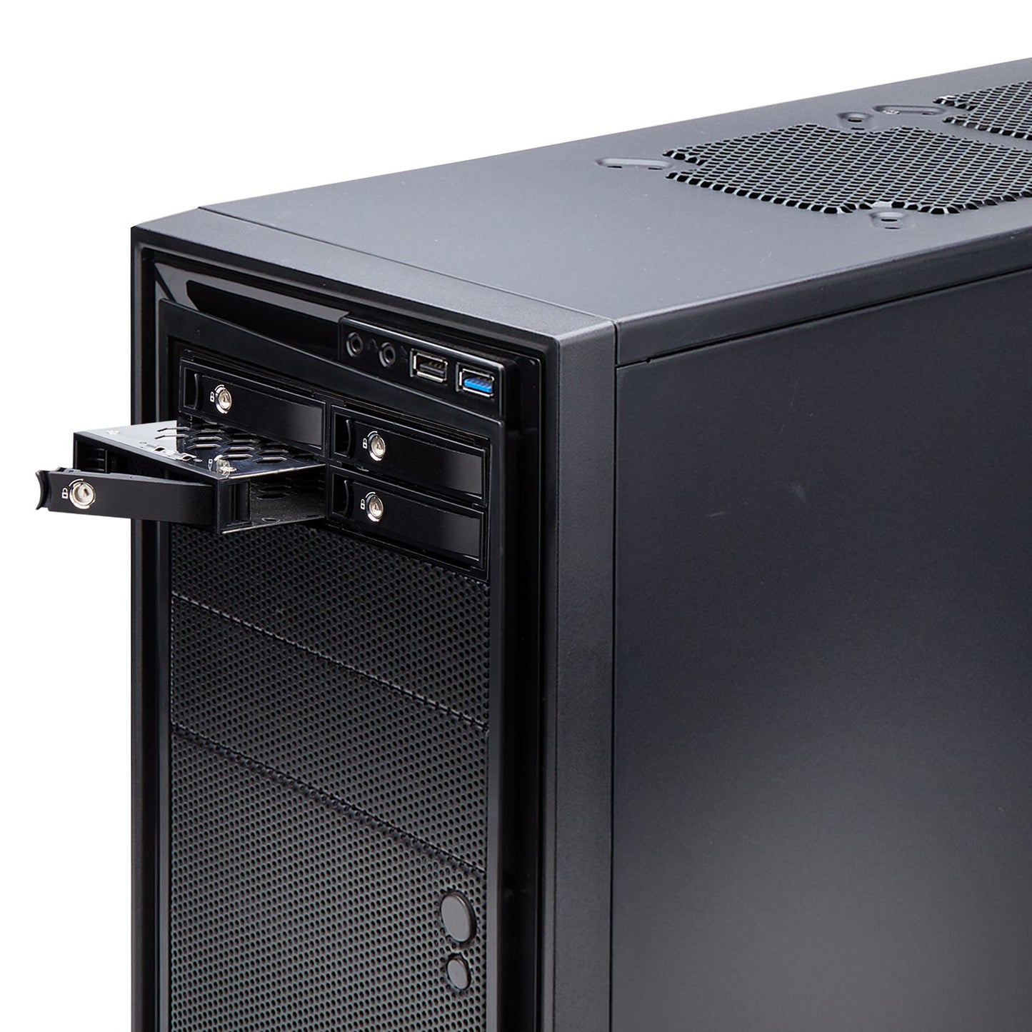 StarTech.com 4U2525-SAS-BACKPLANE drive bay panel 5.25" Storage drive tray Black