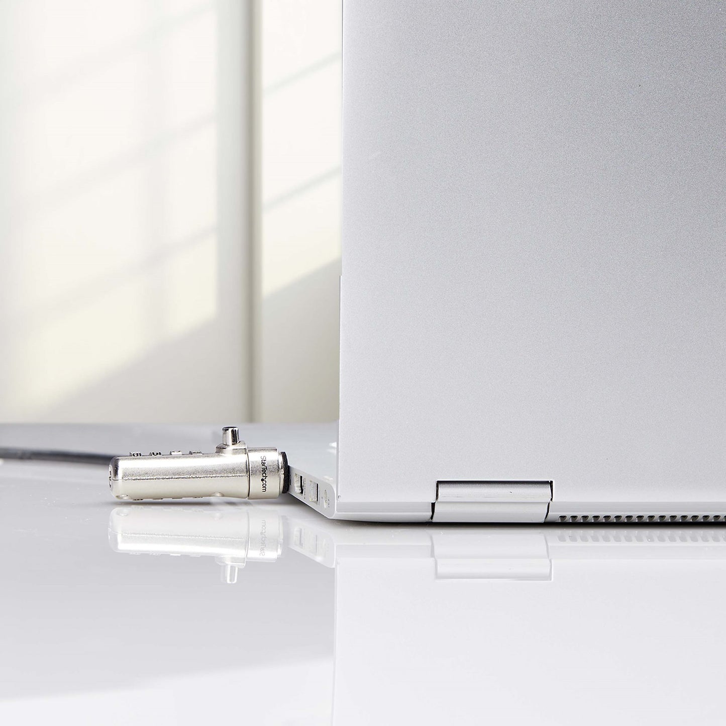 StarTech.com SNBLC4D-LAPTOP-LOCK cable lock Black, Silver 78.7" (2 m)