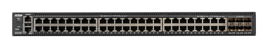 ATEN ES0154P network switch Managed L2+ Gigabit Ethernet (10/100/1000) Power over Ethernet (PoE) Black