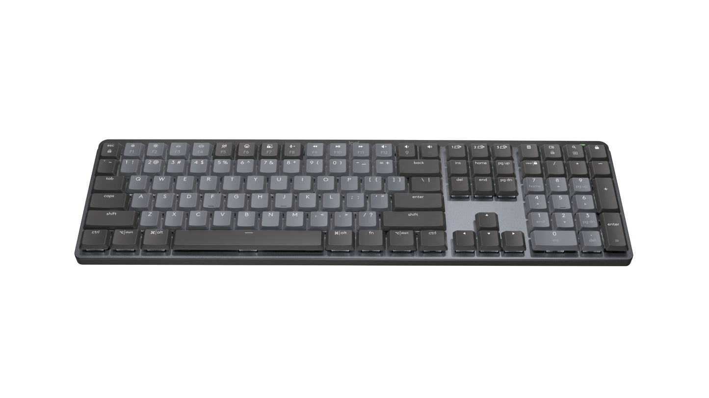 Logitech 920-010547 keyboard Office RF Wireless + Bluetooth QWERTY English Graphite