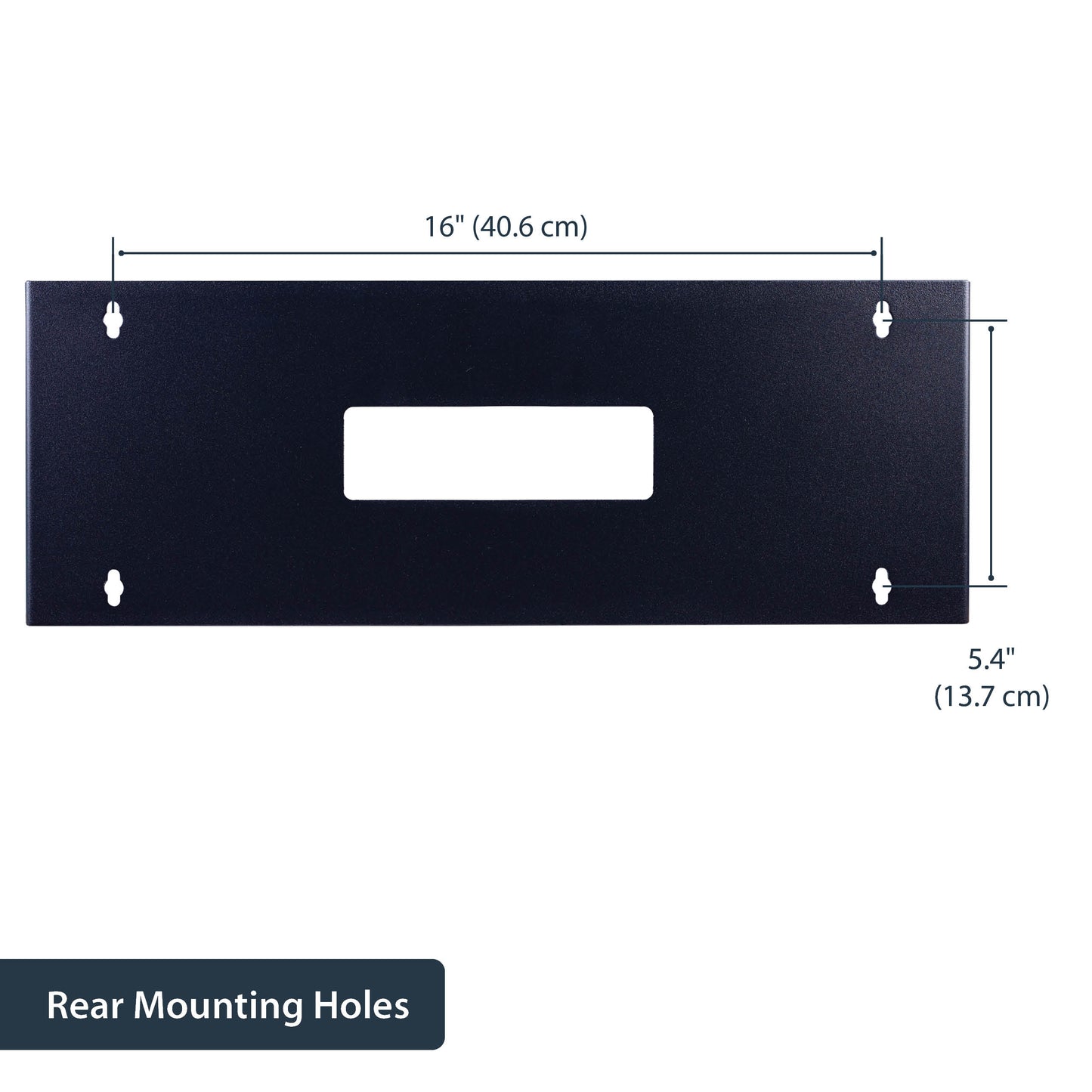 StarTech.com WALLMOUNTH4 rack cabinet 4U Wall mounted rack Black