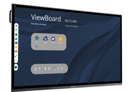 Viewsonic IFP8662 signage display Interactive flat panel 86" LED Wi-Fi 350 cd/m² 4K Ultra HD Black Touchscreen Built-in processor Android 8.0