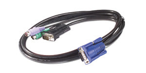 APC KVM PS/2 Cable - 3 ft (0.9 m) Black 35.8" (0.91 m)