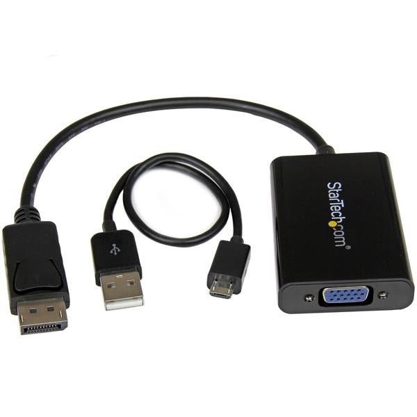 StarTech.com DP2VGAA video cable adapter 7.24" (0.184 m) Black
