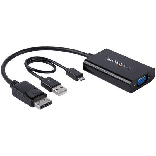 StarTech.com DP2VGAA video cable adapter 7.24" (0.184 m) Black