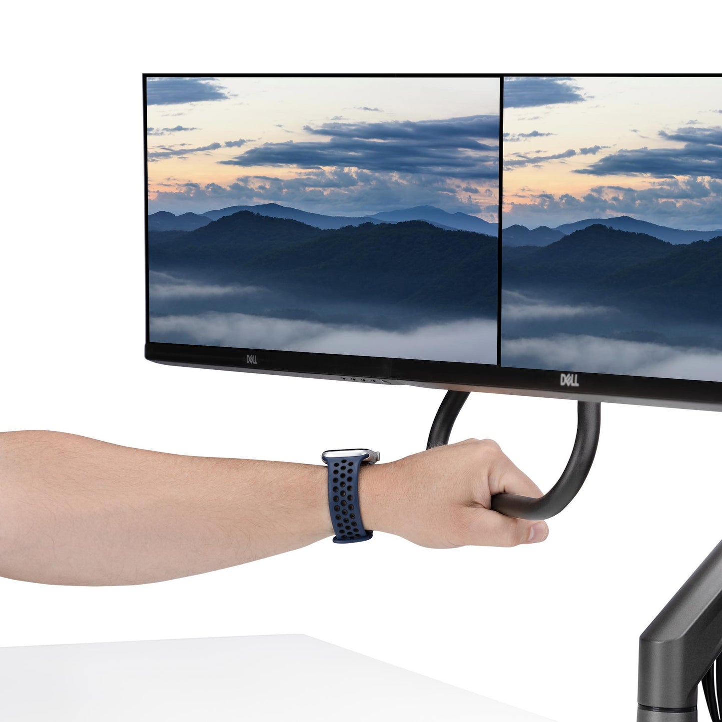 StarTech.com H2M1AS2-MONITOR-ARM monitor mount / stand 27" Desk Black