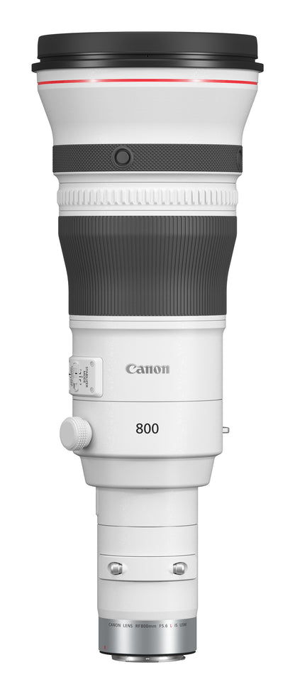 Canon RF800mm F5.6 L IS USM MILC Super telephoto lens Black, White