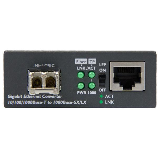 StarTech.com MCM1110MMLC network media converter 1000 Mbit/s 850 nm Multi-mode Black