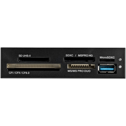 StarTech.com 35FCREADBU3 card reader IDC Black, Metallic