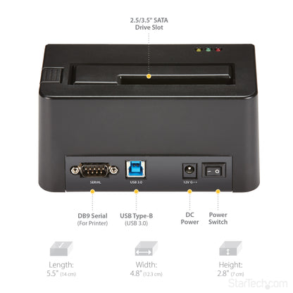 StarTech.com SDOCK1EU3P data storage device part/accessory Disk drive eraser