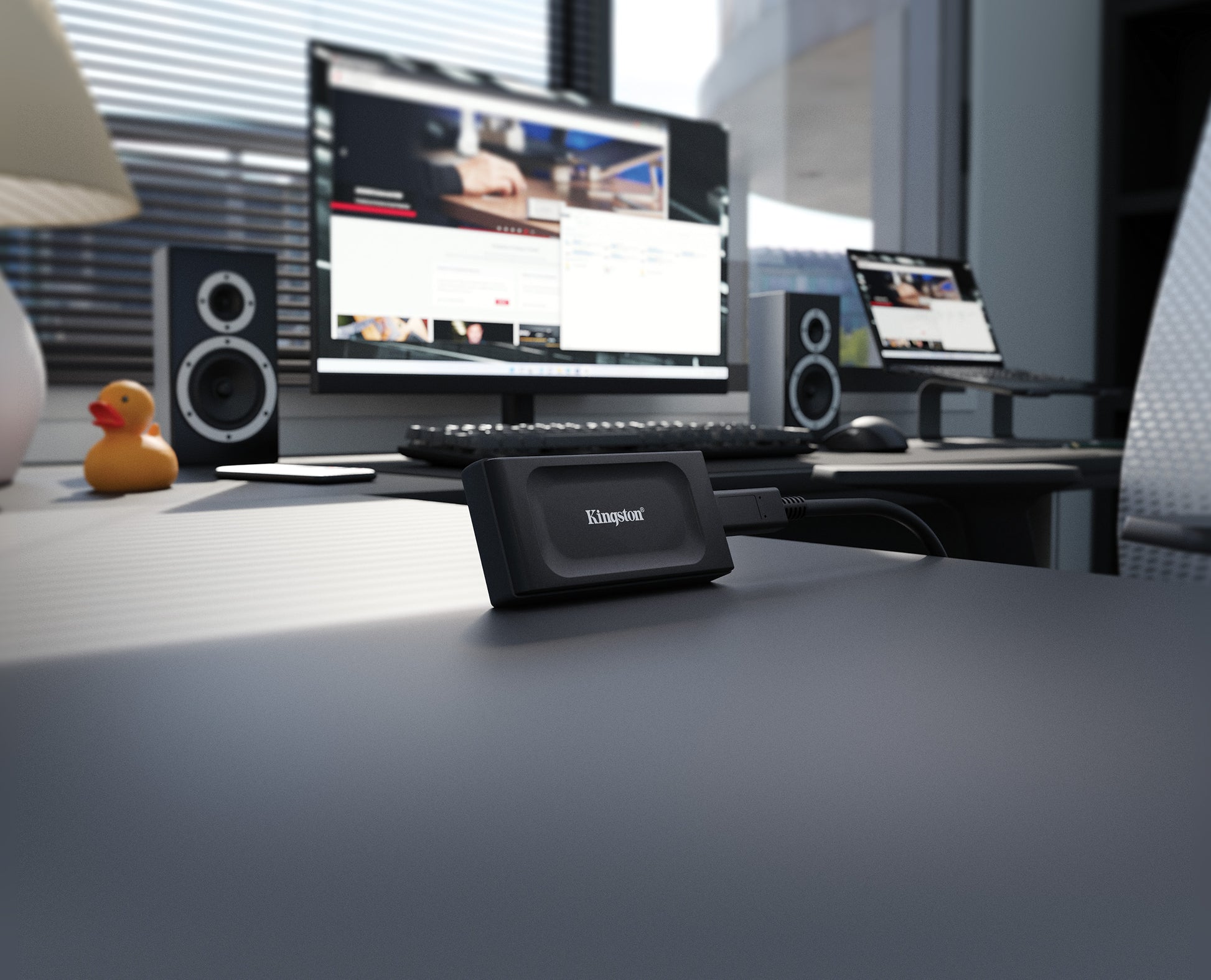 Kingston Technology XS1000 2 TB USB Type-C 3.2 Gen 2 (3.1 Gen 2) Black