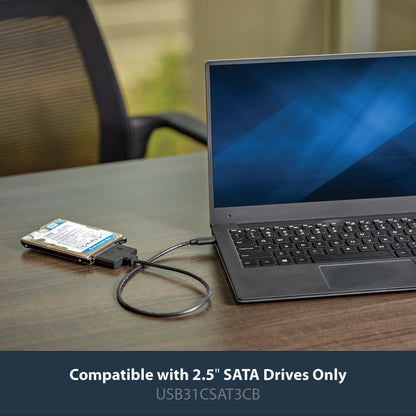 StarTech.com USB31CSAT3CB laptop dock/port replicator Black