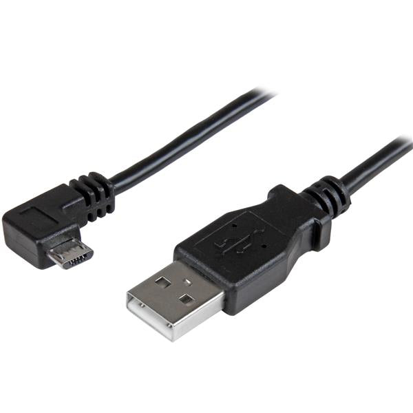 StarTech.com USBAUB2MRA USB cable USB 2.0 78.7" (2 m) USB A Micro-USB B Black